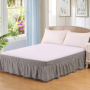 Foreign trade cross-border selling solid color elastic bed skirt ball ball,Processing custom solid color elastic bed skirt/