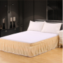 Foreign trade cross-border selling solid color elastic bed skirt ball ball,Processing custom solid color elastic bed skirt/
