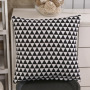 Black Abstract Dark Black Letter Pillowcase, Sofa Coffee Digital Printing Cushion Cover/
