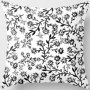 Black Abstract Dark Black Letter Pillowcase, Sofa Coffee Digital Printing Cushion Cover/