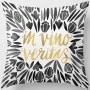 Black Abstract Dark Black Letter Pillowcase, Sofa Coffee Digital Printing Cushion Cover/