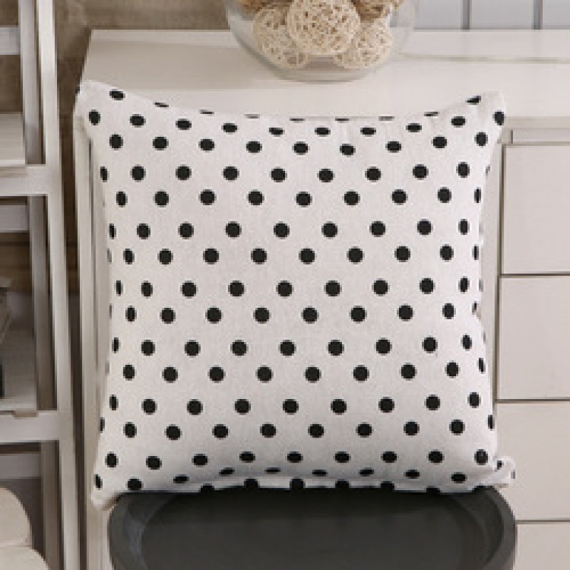 Black Abstract Dark Black Letter Pillowcase, Sofa Coffee Digital Printing Cushion Cover/