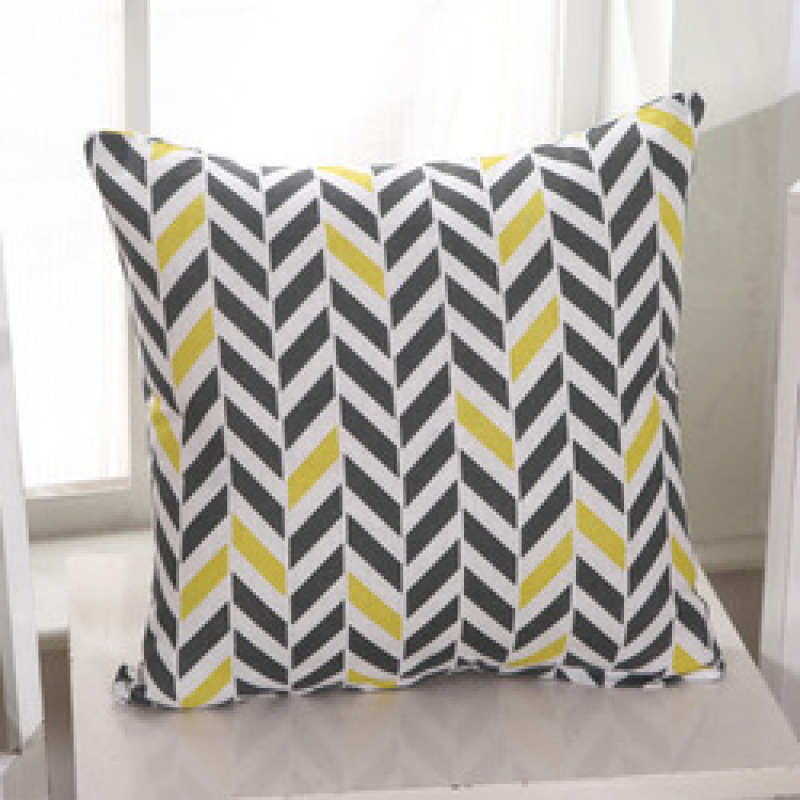 Black Abstract Dark Black Letter Pillowcase, Sofa Coffee Digital Printing Cushion Cover/