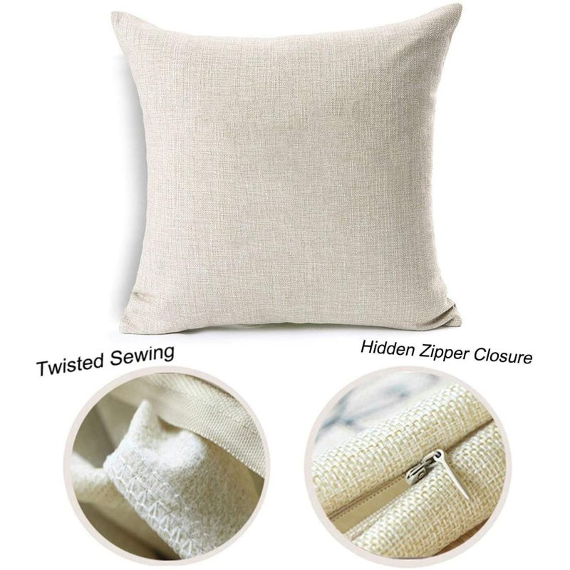 New Retro Style Cotton 2 Pieces Cushion Covers Decorative Home, Printing Sofa Cushion Cover Pack/