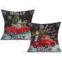New Retro Style Cotton 2 Pieces Cushion Covers Decorative Home, Printing Sofa Cushion Cover Pack/