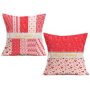 New Retro Style Cotton 2 Pieces Cushion Covers Decorative Home, Printing Sofa Cushion Cover Pack/