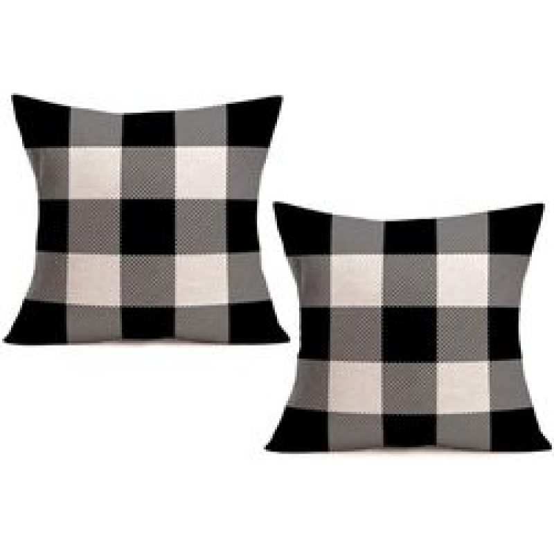 New Retro Style Cotton 2 Pieces Cushion Covers Decorative Home, Printing Sofa Cushion Cover Pack/
