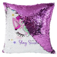 Unicorn Gifts Sequin Throw Pillow Covers Unicorn Room Decor for Girls Bedroom Birthday Decorations Pillow Cover