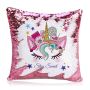 Unicorn Gifts Sequin Throw Pillow Covers Unicorn Room Decor for Girls Bedroom Birthday Decorations Pillow Cover