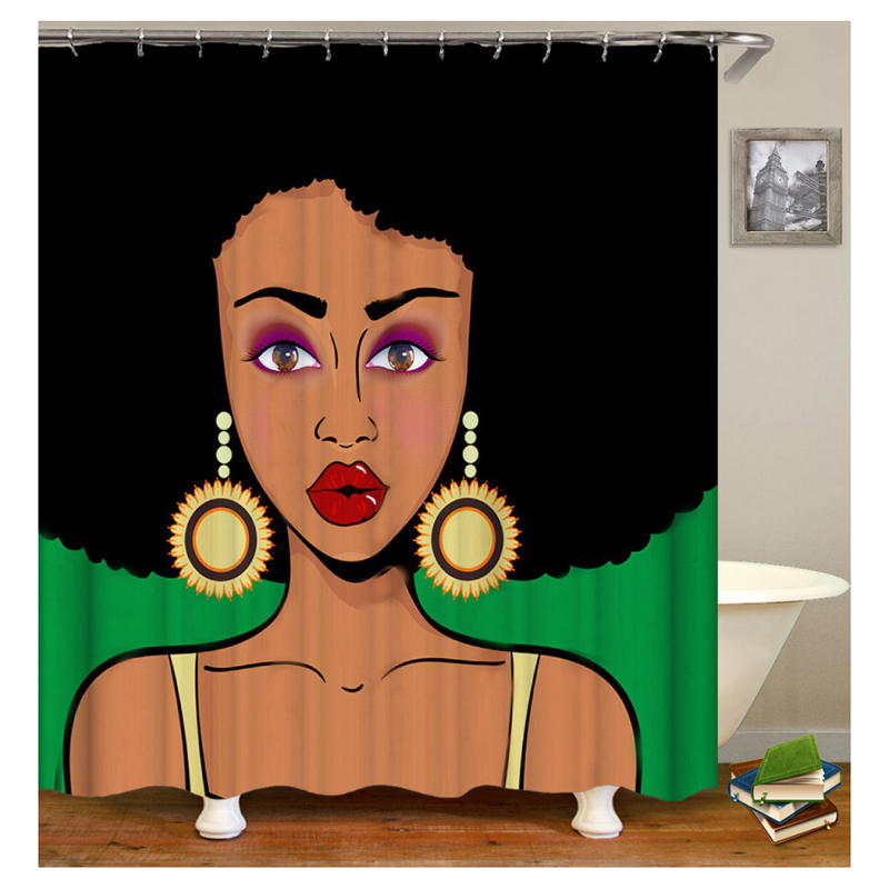 Digital Printed Shower Curtains 90GSM,  Waterproof Shower Curtains /