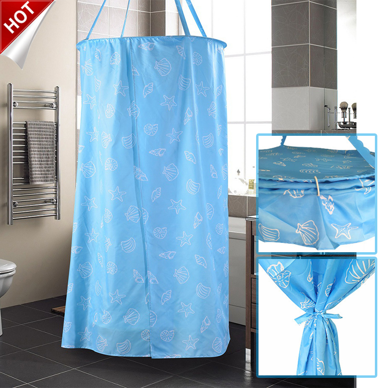 Waterproof and thick zipper bath cover bath tent,Shower curtain warm and cold round baby adult bath tent/