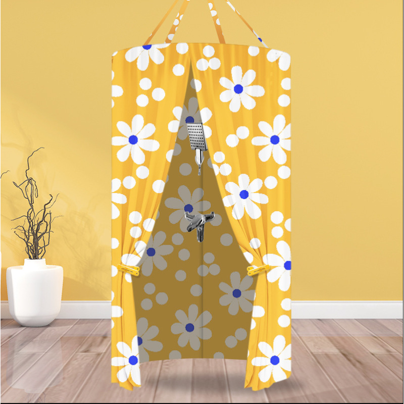 Waterproof and thick zipper bath cover bath tent,Shower curtain warm and cold round baby adult bath tent/