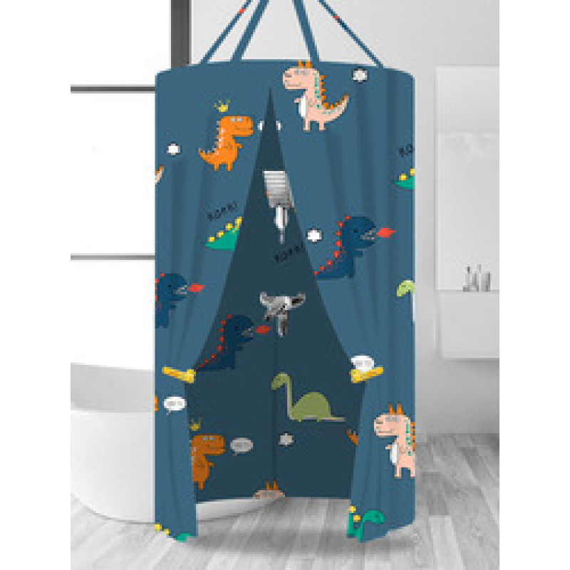 Waterproof and thick zipper bath cover bath tent,Shower curtain warm and cold round baby adult bath tent/