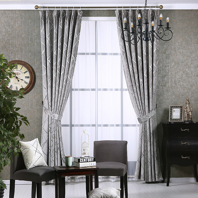 China Luxury Curtains Designs Blackout Cortinas Precios,Wholesale Living Room Sets Church Curtain#