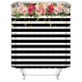 European Flame Retardant Water Proof Shower Curtain Fabric, Custom Printed Wholesale Print Cortinas Ducha/