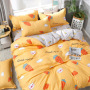 Single Dormitory Printed Comforter Set, Bed Sheet Cotton Set Bedding Set/