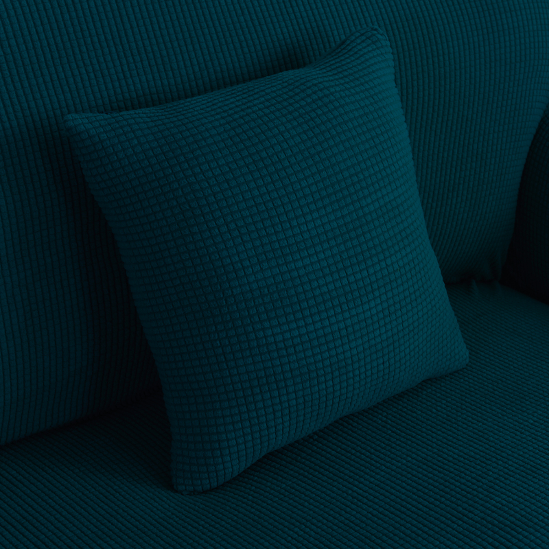 Wholesale 1/2/3/4 Seater Knitted Corn Kernel Regular Sofa Cover, High Quality Bedroom Solid Sectional Elastic Sofa Cover/