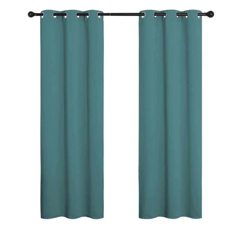 Hot blackout curtainkout curtain lining plain European style faux silk curtains blackout boho pattern blackout curtain & Drapes