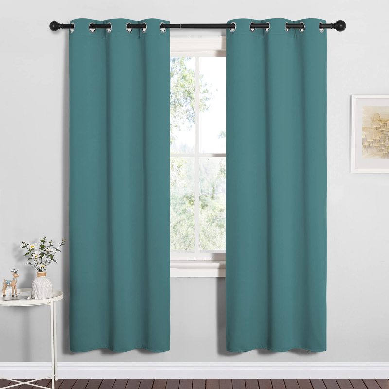 Hot blackout curtainkout curtain lining plain European style faux silk curtains blackout boho pattern blackout curtain & Drapes