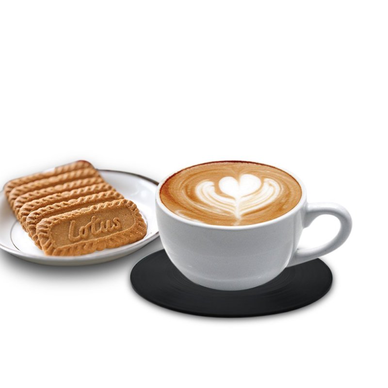 High Quality 6 Piece a set  Customize Logo Vinyl Soft PVC Rubber Retro Record Coaster Mat For Kitchen Living Room