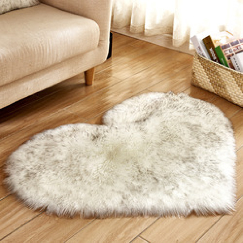 Plush Round Carpet Flocked Window Wool Mat, Flooring Background Blanket Multicolor$