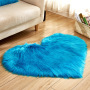 Plush Round Carpet Flocked Window Wool Mat, Flooring Background Blanket Multicolor$