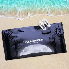 2022 New Microfiber BeachTowel, Sand Free Plus Size Halloween Printed Bath Towel#