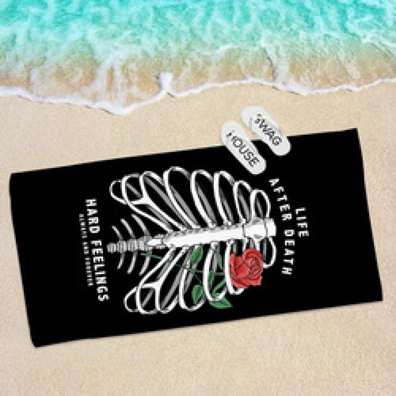 2022 New Microfiber BeachTowel, Sand Free Plus Size Halloween Printed Bath Towel#