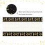 New Products Black Gold Happy 30th Birthday 100% PE 137*274cm Rectangular Plastic Tablecloth for Party Decorations