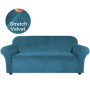 Custom Made Elastic Stretch Couch Cover, Latest Design Velvet Cover For Sofa/