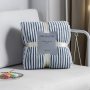 Solid Striped Throw Blanket Flannel Fleece Soft Adult Bed Cover Winter Warm Stitch Fluffy Bed Linen Bedspread for Sofa Bedroom
