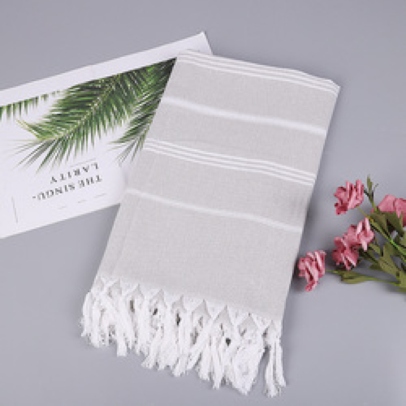 AZ Hot Sale Tassel Turkish Beach Towel, Quality Soft Feel Cotton Beach Towels for Travel#