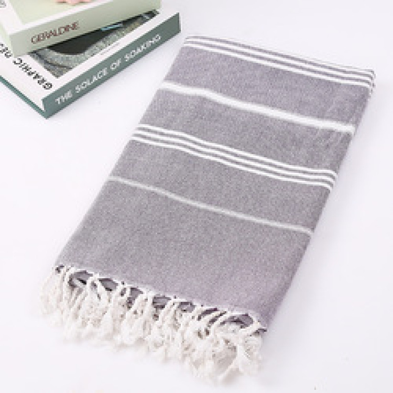 AZ Hot Sale Tassel Turkish Beach Towel, Quality Soft Feel Cotton Beach Towels for Travel#