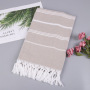 AZ Hot Sale Tassel Turkish Beach Towel, Quality Soft Feel Cotton Beach Towels for Travel#
