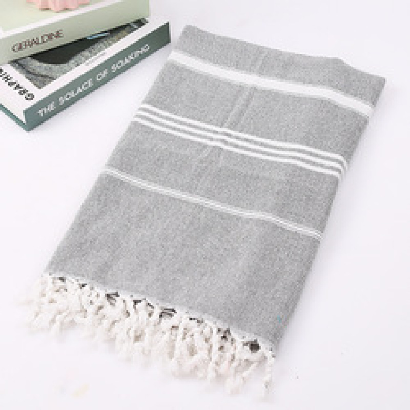 AZ Hot Sale Tassel Turkish Beach Towel, Quality Soft Feel Cotton Beach Towels for Travel#