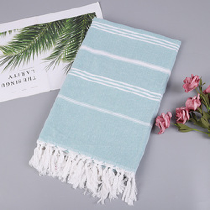 AZ Hot Sale Tassel Turkish Beach Towel, Quality Soft Feel Cotton Beach Towels for Travel#