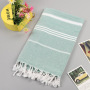 AZ Hot Sale Tassel Turkish Beach Towel, Quality Soft Feel Cotton Beach Towels for Travel#
