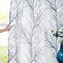 Printed translucent curtains are suitable for living room and bedroom,Plans to customize High-end printed breathable curtains/