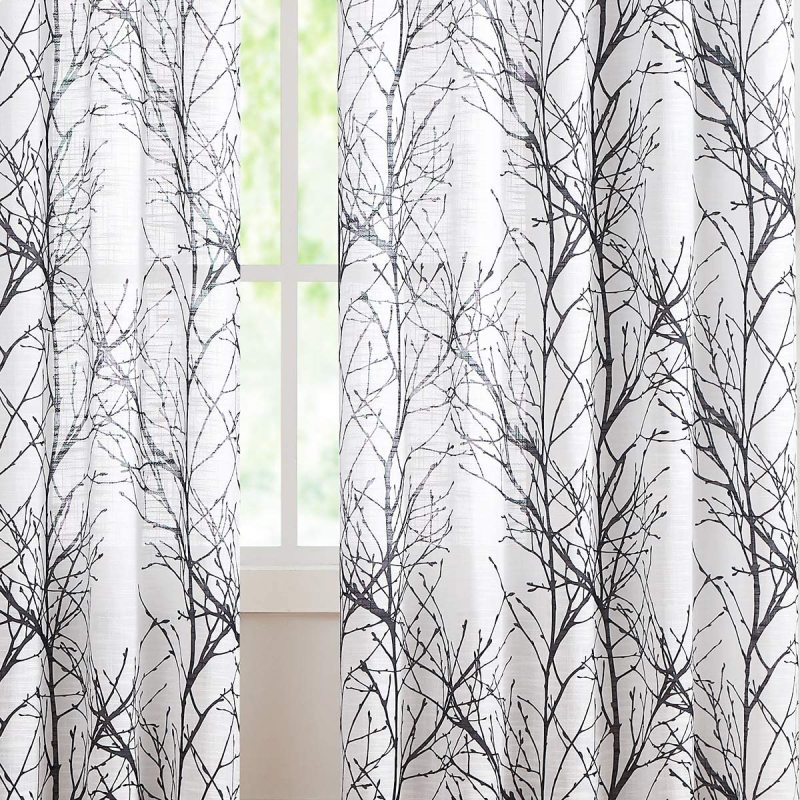 Printed translucent curtains are suitable for living room and bedroom,Plans to customize High-end printed breathable curtains/