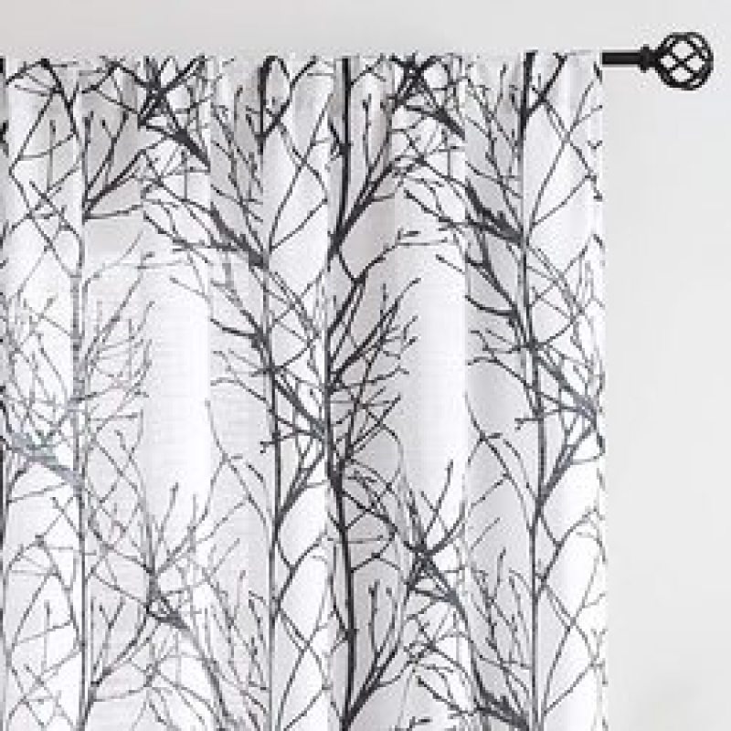Printed translucent curtains are suitable for living room and bedroom,Plans to customize High-end printed breathable curtains/