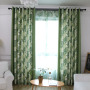 cheap 3D printed beautiful living room curtain american style 100% cotton curtains
