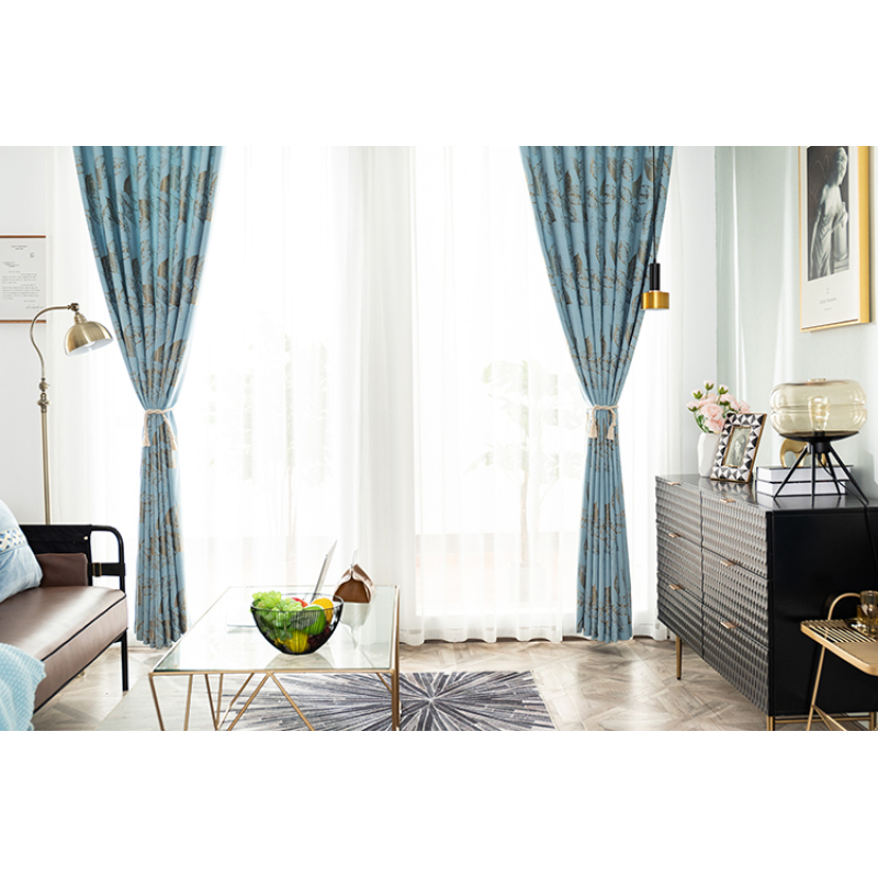 Modern Blackout Curtains, Luxury Curtains for Living Room Bedroom Curtains Decoration#