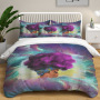 egyptian cotton bed sheet, african black women comforter bedding/3d bedsheet