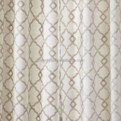 wholesale custom new design design pvc window panel embroidered curtain