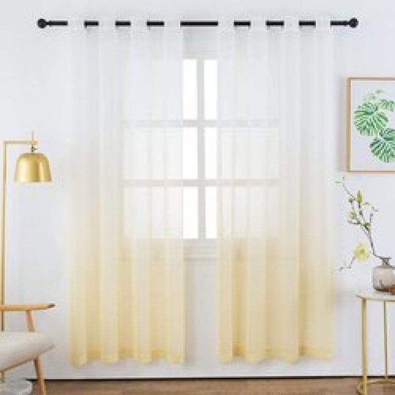 Volume of more than favorably Tulle Curtains for Living Room Bedroom Organza Voile Curtain Window#