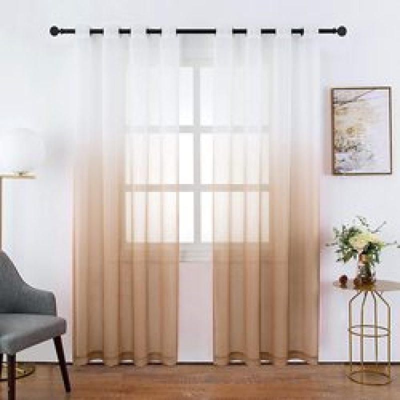 Volume of more than favorably Tulle Curtains for Living Room Bedroom Organza Voile Curtain Window#