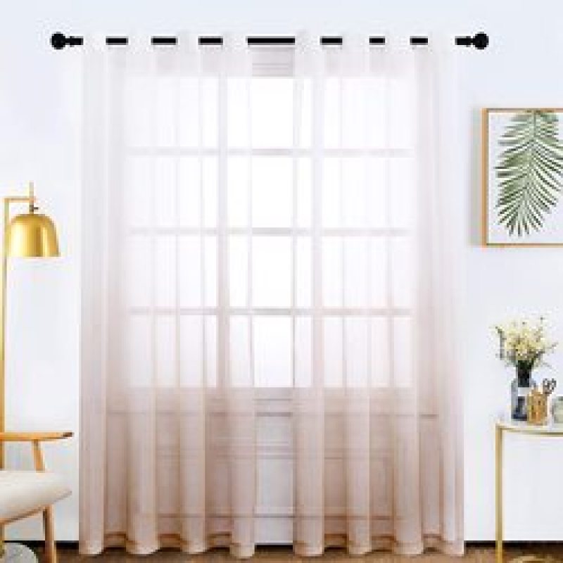 Volume of more than favorably Tulle Curtains for Living Room Bedroom Organza Voile Curtain Window#