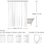 Misty Forest Shower Curtain 3D Plant Tree Nature Scenery Home Decoration Waterproof Fabric Polyester Bath Screen Curtain Cortina