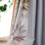 Luxury Leaves Printed Seamless Window Curtain  for Living Room/