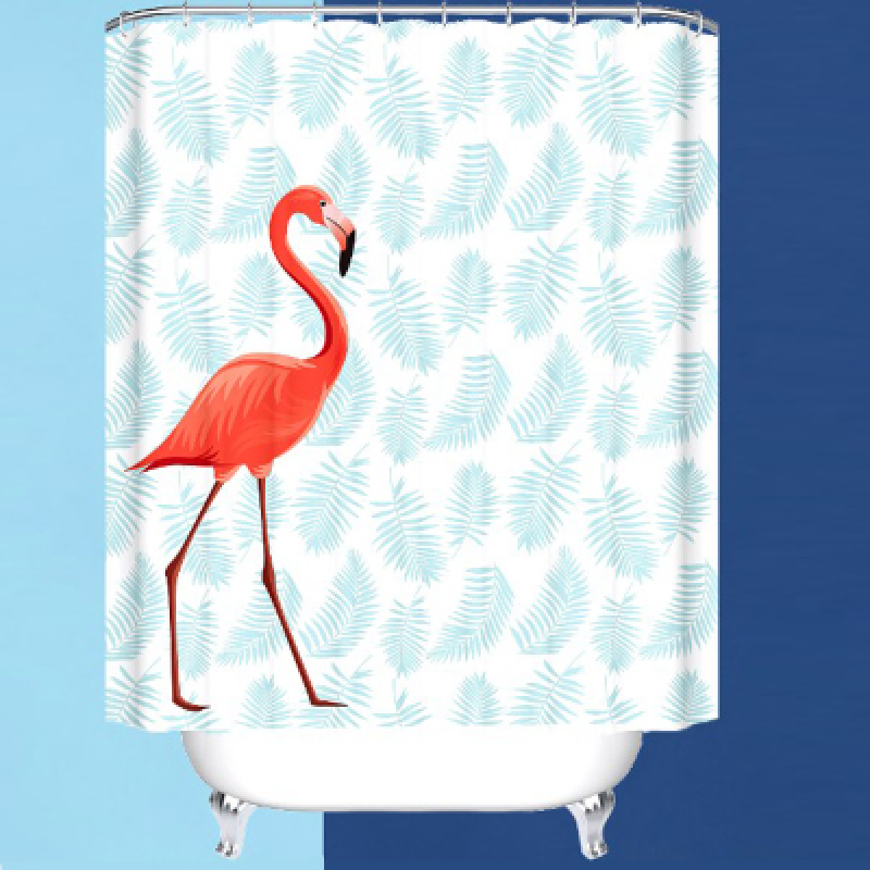 Bathroom Cartoon Waterproof Shower Curtain Thickening Shading, Bathroom Shower Shower Curtain Peva Material/